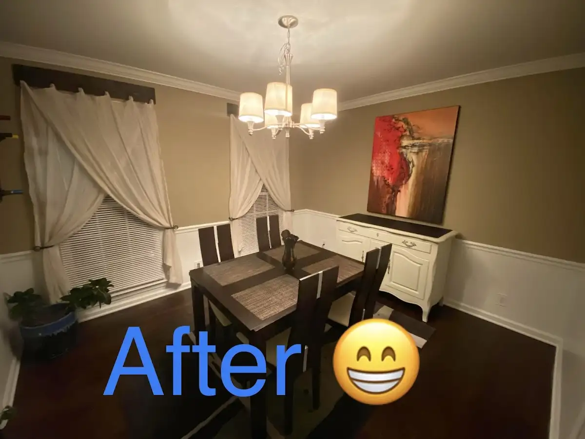 Professional dining room restoration after water damage in Laurel Hill